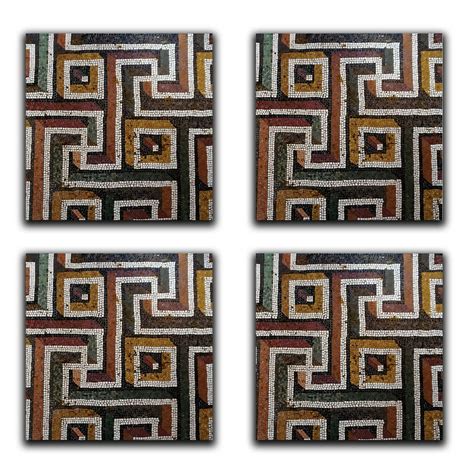 Embossi Printed Roman Geometric Mosaic Tiles Printed Pvc Co
