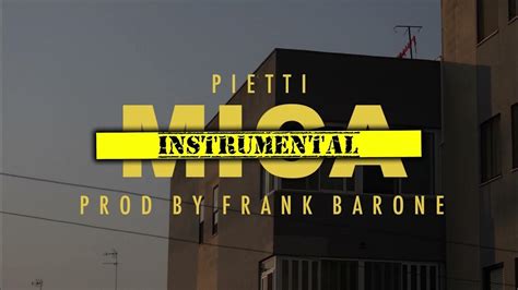 Pietti Mica Instrumental Prod By Frank Barone Youtube