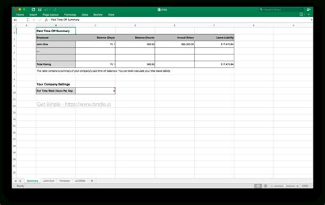 Pto Tracking Spreadsheet Excel For Free Time Off Tracker Bindle Pto