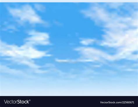 Blue Cloudy Sky Royalty Free Vector Image Vectorstock