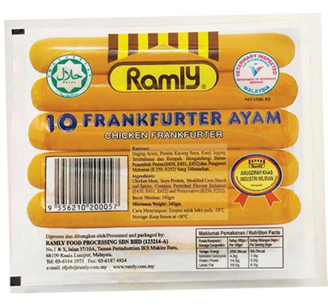 This recipe makes a juicy and uniquely flavoured ramly burger commonly found in the night markets of singapore and malaysia. Frankfurter - Official Website of Kumpulan RAMLY