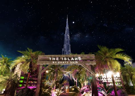 Fenty Skin Island Opens At The Dubai Mall Promenade This Dubai Shopping