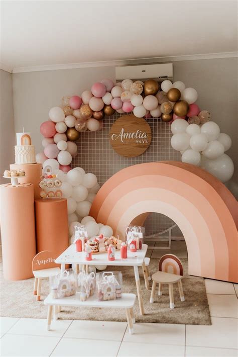 Boho Rainbow Birthday Party Kara S Party Ideas In 2020 Rainbow