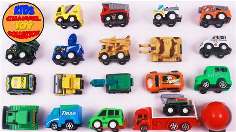 Learn Street Vehicles With Miniature Vehicles For Kids Children