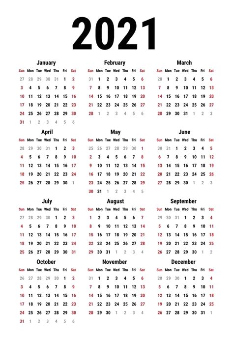Calendar 2021 Png Clipart Png Mart