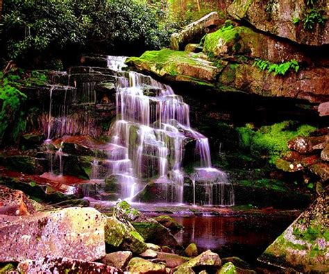 Purple Waterfall Wallpaper For Android Apk Download
