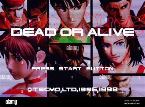 Dead Or Alive Sony Playstation 1 Ps1 Psx Editorial Use Only Stock