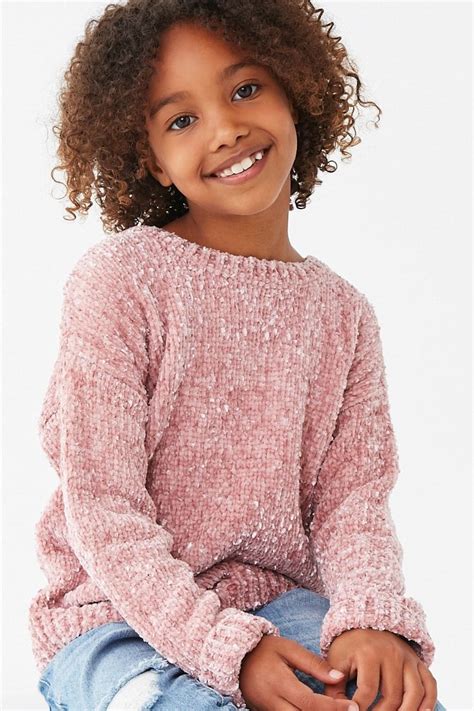 Girls Chenille Sweater Kids Forever 21 Cute Outfits For Kids