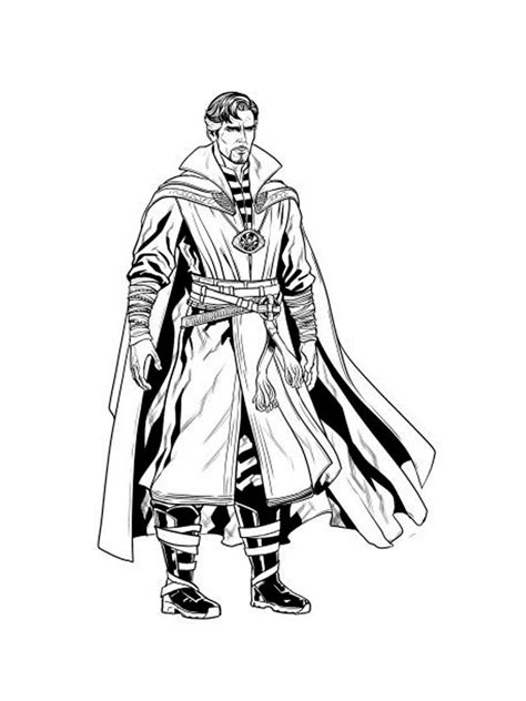 Doctor Strange Coloring Sheet Coloring Pages