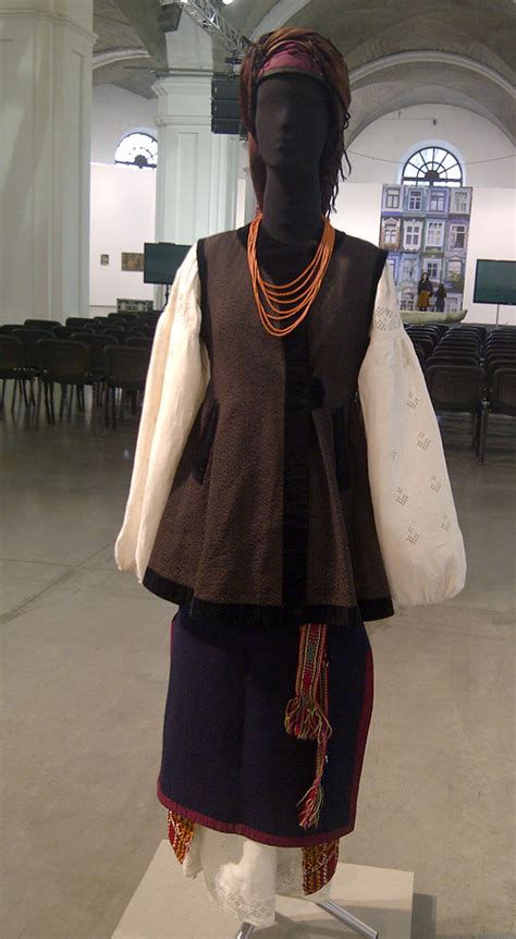 Samples of traditional Ukrainian festive clothing of 19-20th century