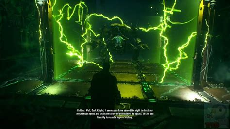 Welcome to the riddler's revenge folks. Batman: Arkham Knight - Riddler Mech (Boss Fight) - YouTube