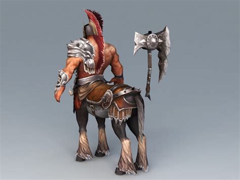 Centaur Warrior Male 3d model 3ds Max files free download - modeling 39033 on CadNav