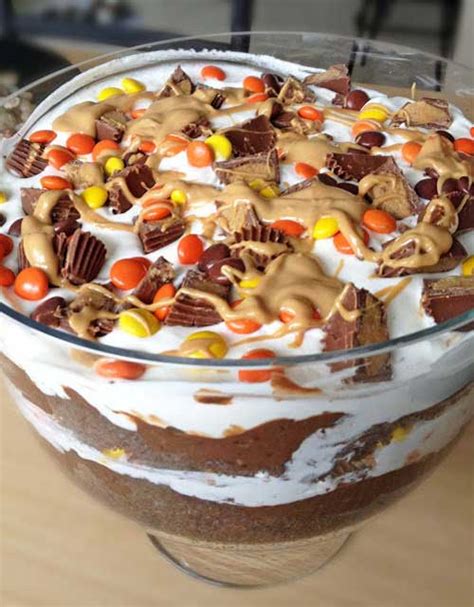 Trifle bowls are tall, and you will run out of brownies for more than two layers. Peanut Butter Chocolate Trifle - Flavorite