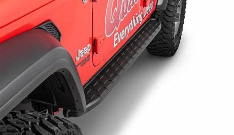 Romik REC Series Running Boards for 18-21 Jeep Wrangler JL Unlimited