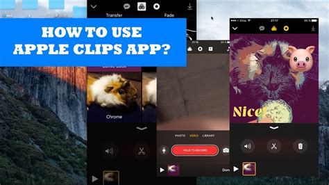 How To Use Apple Clips App Youtube