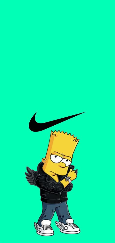 Nike Bart Humos Los Simpson Pro Fondo De Pantalla De Teléfono Hd