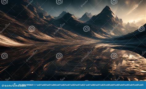 Abstract Realism Redefined: Hyperdetailed Cycles Revealed Stock Image