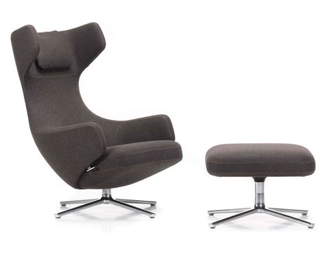Occasional lounge chair by vitra. Grand Repos Lounge Chair & Ottoman - hivemodern.com