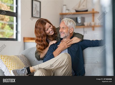 Smiling Woman Hugging Image And Photo Free Trial Bigstock