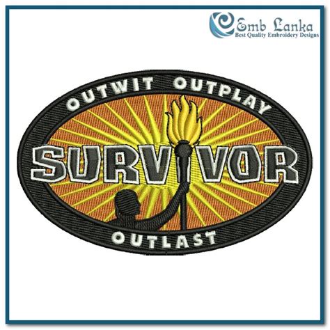 Survivor Tv Series Logo 1 Embroidery Design