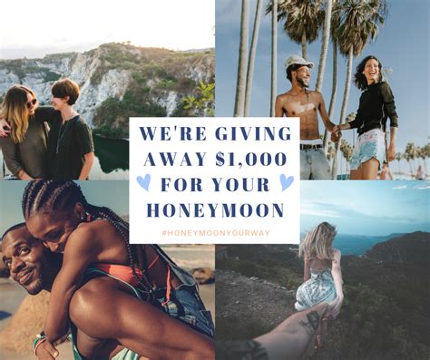 Closed Enter Honeyfunds “honeymoon Your Way” 1000 Giveaway