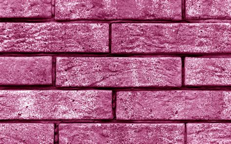 Pink Color Brick Wall Texture Stock Photo Image Of Surface
