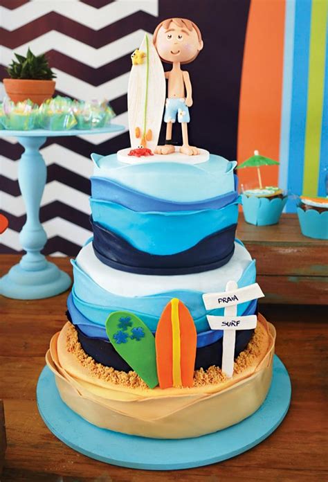 Put up your decorations to increase the festive atmosphere. Bright & Beachy Surfing Birthday Party // Hostess with the ...