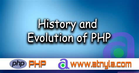 History and Evolution of PHP | atnyla