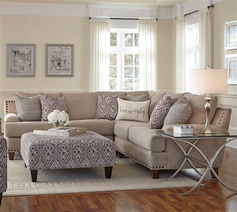 Franklin Julienne Sectional Sofa With Four Seats Miskelly Furniture
