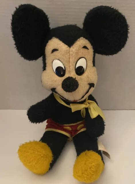 Vintage Mickey Mouse Plush Walt Disney Characters California Stuffed