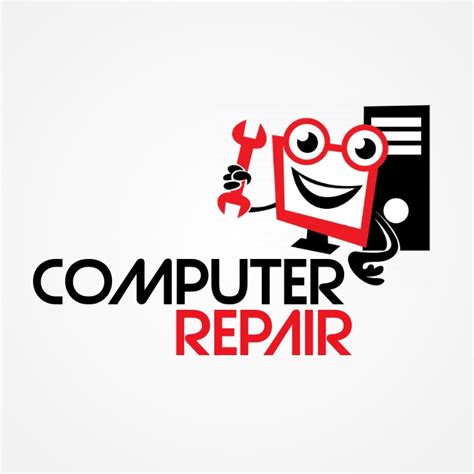 Plantilla De Logotipo De Reparación De Computadoras Postermywall