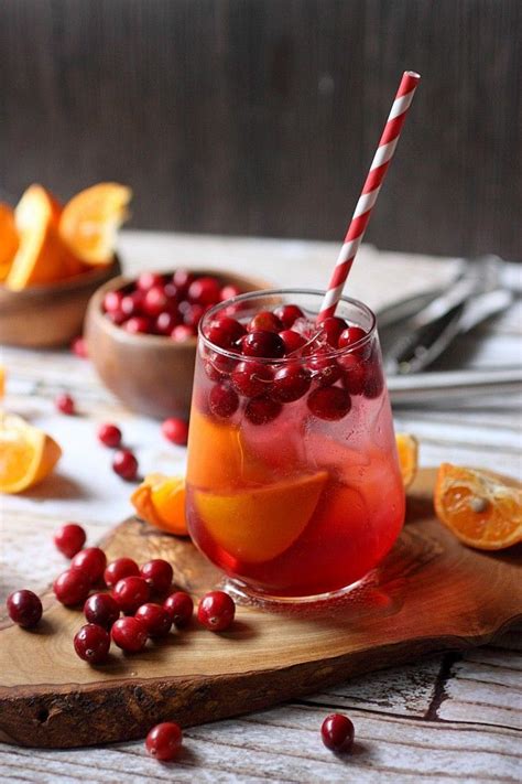Tart Cranberries Juicy Tangerines And Tickly Bubbles Make This