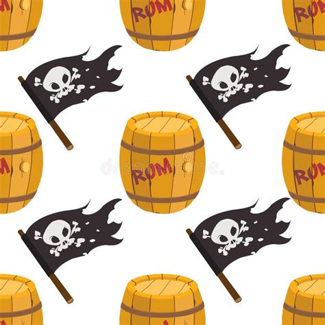Black Jolly Roger Pirate Flag Vector Stickers On The Pirate Theme