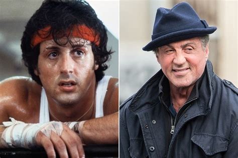 Sylvester Stallone Then And Now 2016 Golden Globe Award Nominees