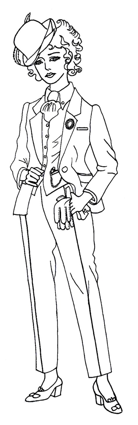Anime Tomboy Coloring Pages