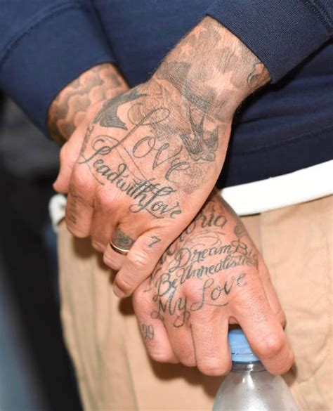 Top 97 About David Beckham Hand Tattoo Latest Indaotaonec