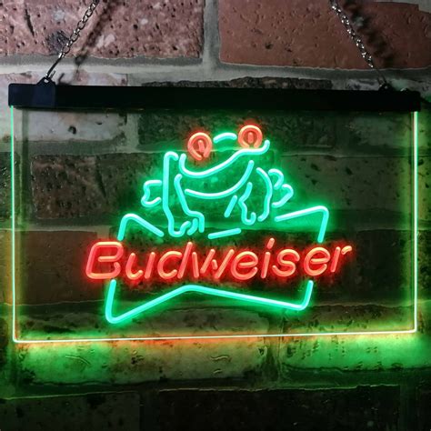 Budweiser Frog Led Neon Sign Neon Sign Led Sign Shop Whats