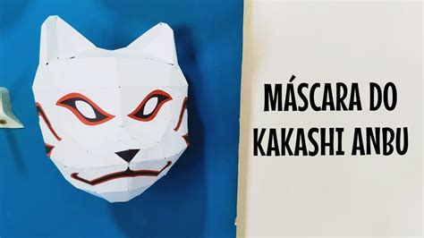 Como Fazer A Máscara Do Kakashi Anbu Naruto Papercraft Pepakura