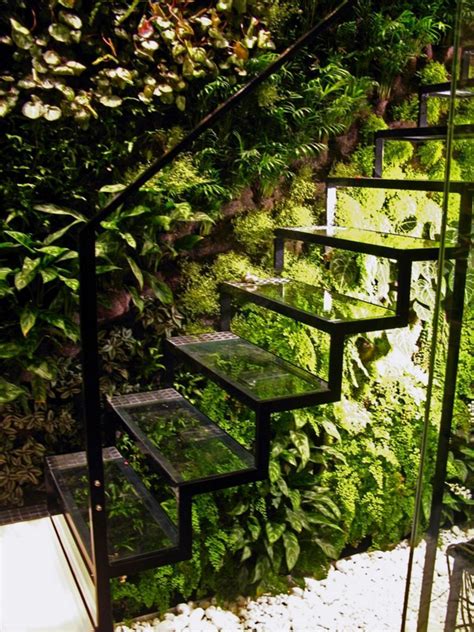Marvelous Vertical Garden Ideas Beautiful Stairs Glass Stairs