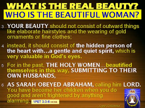 The Bible Explainer And Revelator Q76 What Is The Real Beauty What