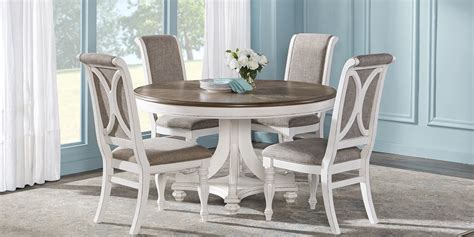 French Market White 5 Pc Round Dining Room Rooms To Go