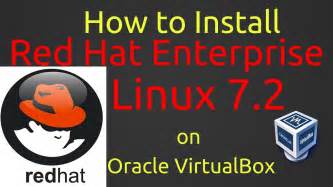 How To Install Red Hat Enterprise Linux 72 Rhel 72 Vbox Guest