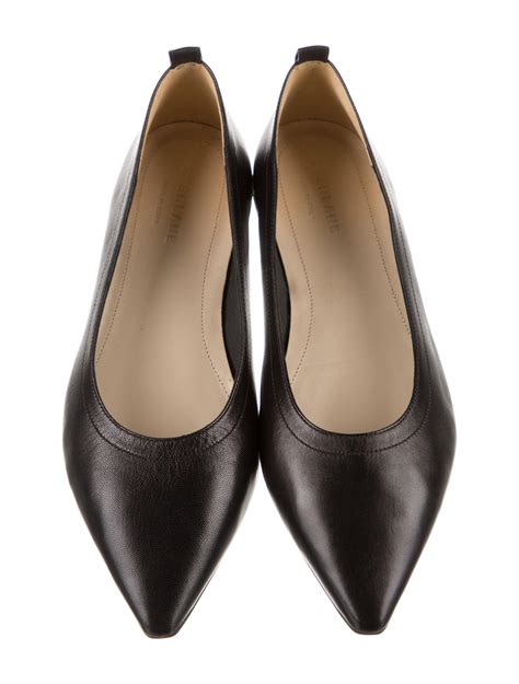 Everlane Leather Ballet Flats Black Flats Shoes Wevel20219 The