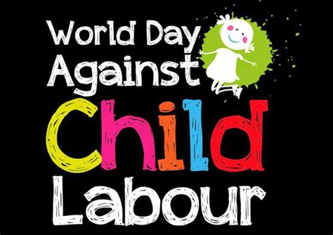 World oceans day holiday, celebration, card, poster, logo, lette. World Day against Child Labour | Akshaya Patra