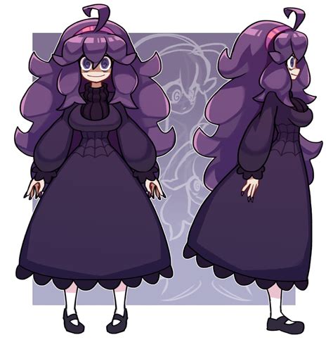 Hex Maniac Now In Reference Sheet Form Hex Maniac Pokemon Hex Character Design