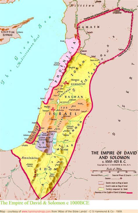 Maps Kingdom Of David And Solomon