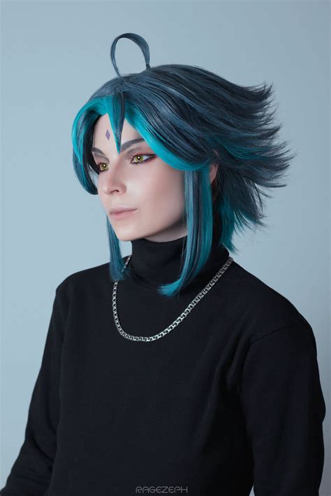 Cosplay Wig Lacefront Inspired By Xiao Genshin Impact In 2021 Cosplay