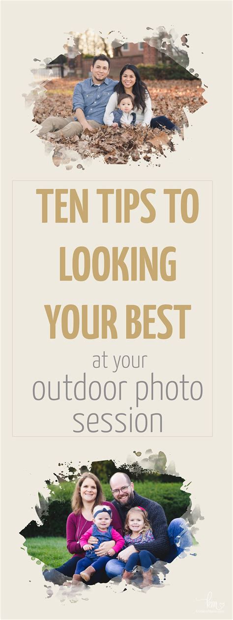 10 Tips To Looking Your Best At Your Photography Outdoor Session Tips