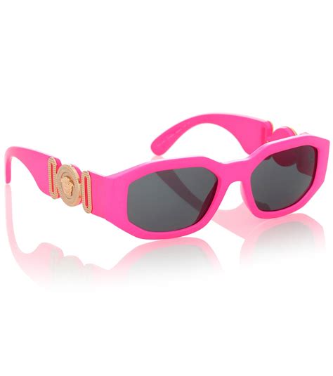 Versace Medusa Biggie Sunglasses In Pink Lyst