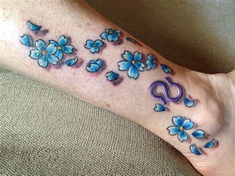 My Alzheimers Tattoo Forget Me Nots To Symbolize Memories And